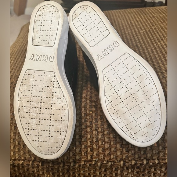 Black DKNY Wedge Sneakers Size 9 - Picture 8 of 10